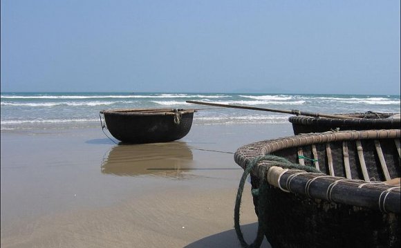 At China Beach, Vietnam