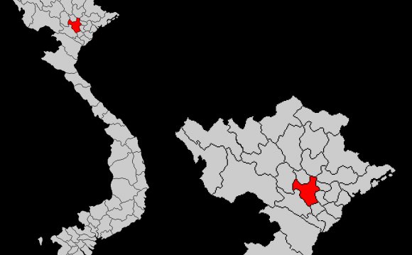 Provincial location in Vietnam