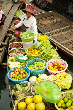 CAMBODIA- FLOATING MARKET