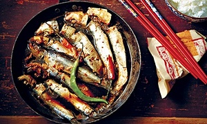 Caramelised sardines in coconut liquid