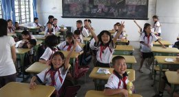 ESL classroom in Asia