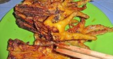 Grilled chicken foot, club fare in Nha Trang, Vietnam