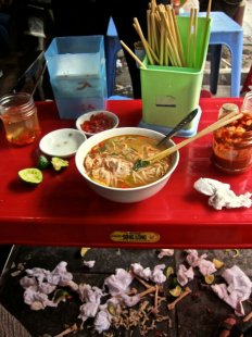 Pho ga, a staple of Vietnamese cuisine
