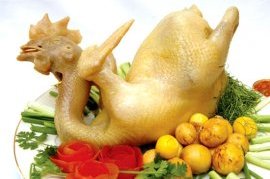 Steamed chicken for Tet
