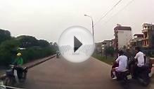 Driving into the Old Quarter of Hanoi, Vietnam - GoPro