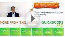 QuickBooks Pro 2015 Training Tutorial: How to Pay Bills in