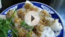 Vietnamese Food Banh Cuon and Pho - Delicious food in Vietnam