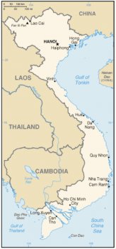 Vietnam map