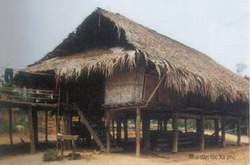 Xa pho ethnic minority's stilt house