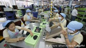 Production at an Adidas plant in Vietnam's Ho Chi Minh City